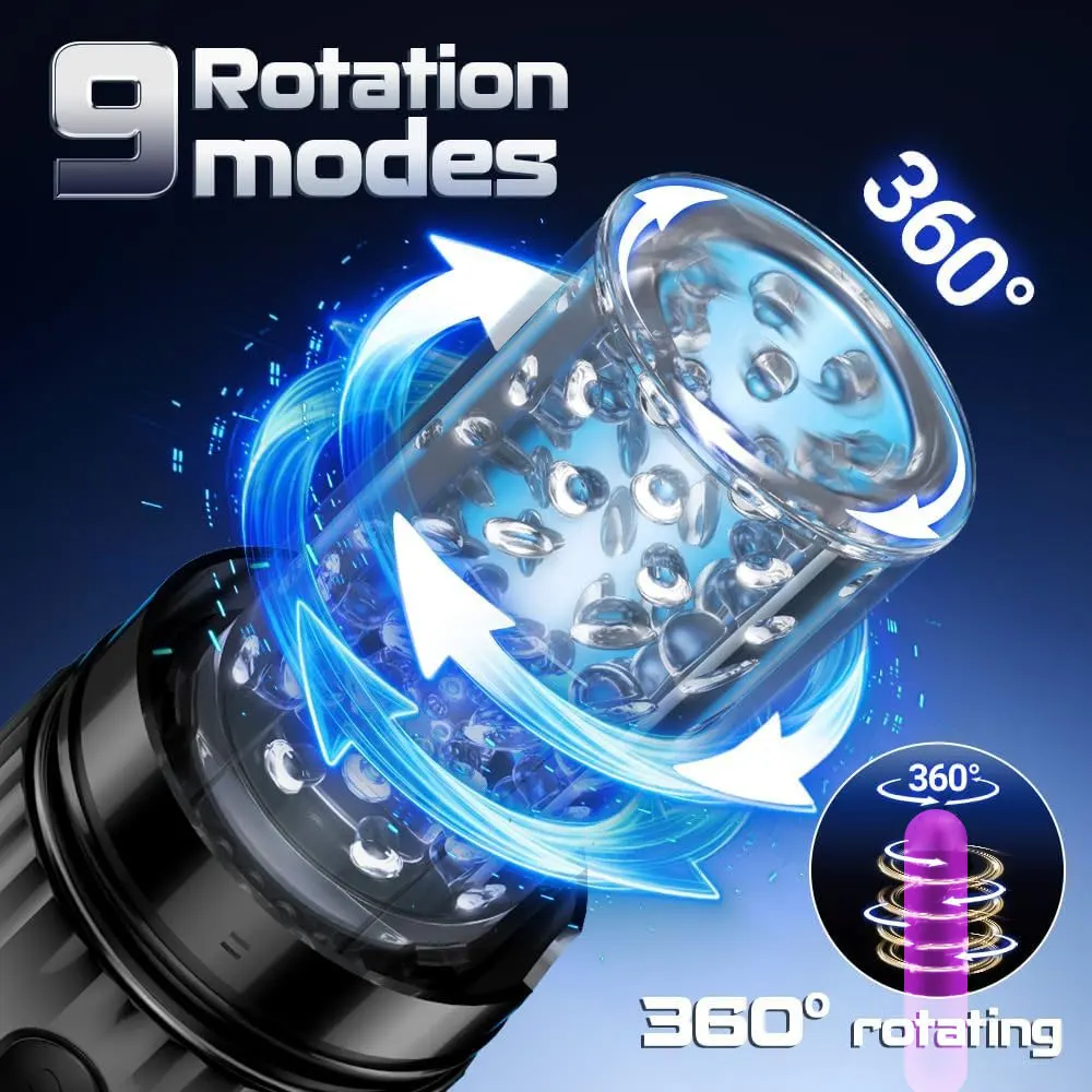 Automatic Male Masturbator Cup 7 Sucking Rotating Licking Modes Pocket Pussy Stroker Blowjob Penis Pump Sex Toys For Men - Image 3
